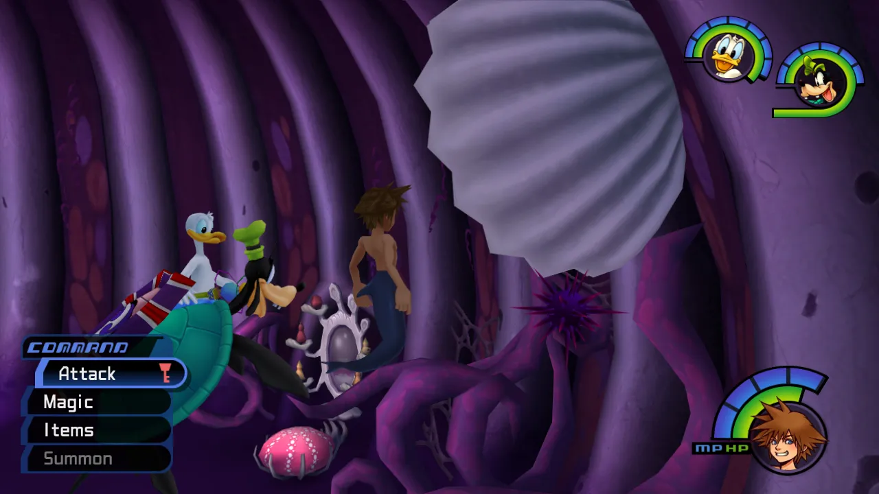 Atlantica Ursula's Lair Use Fire on Urchin Chest